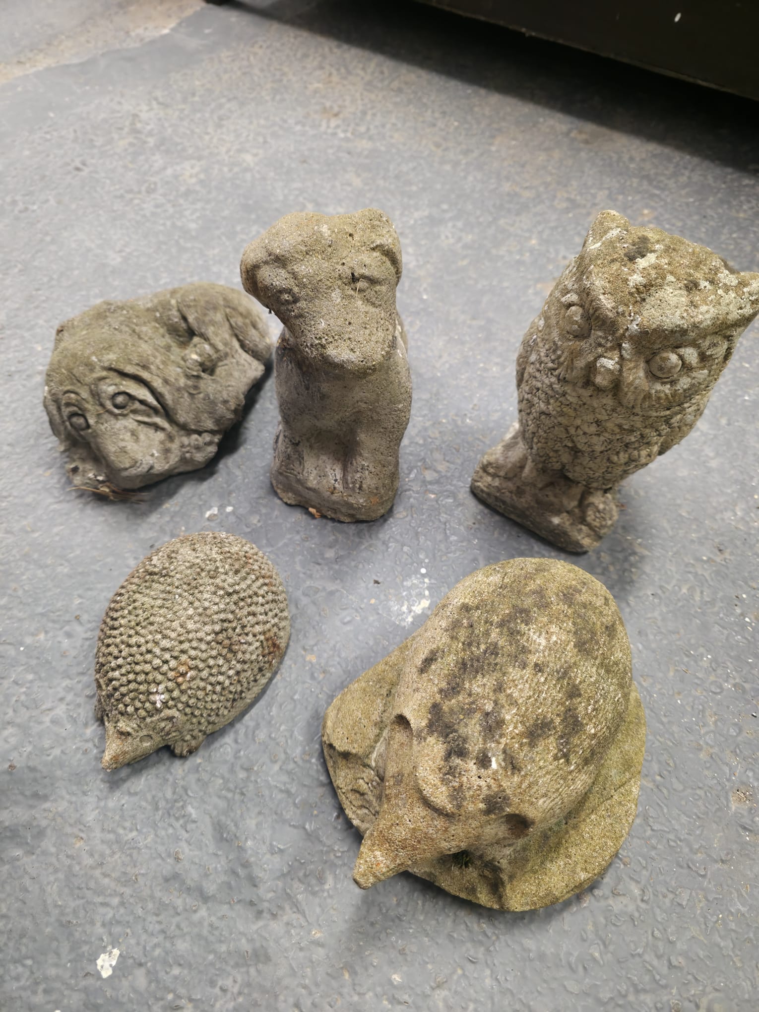 Collection of Stone Garden Ornaments