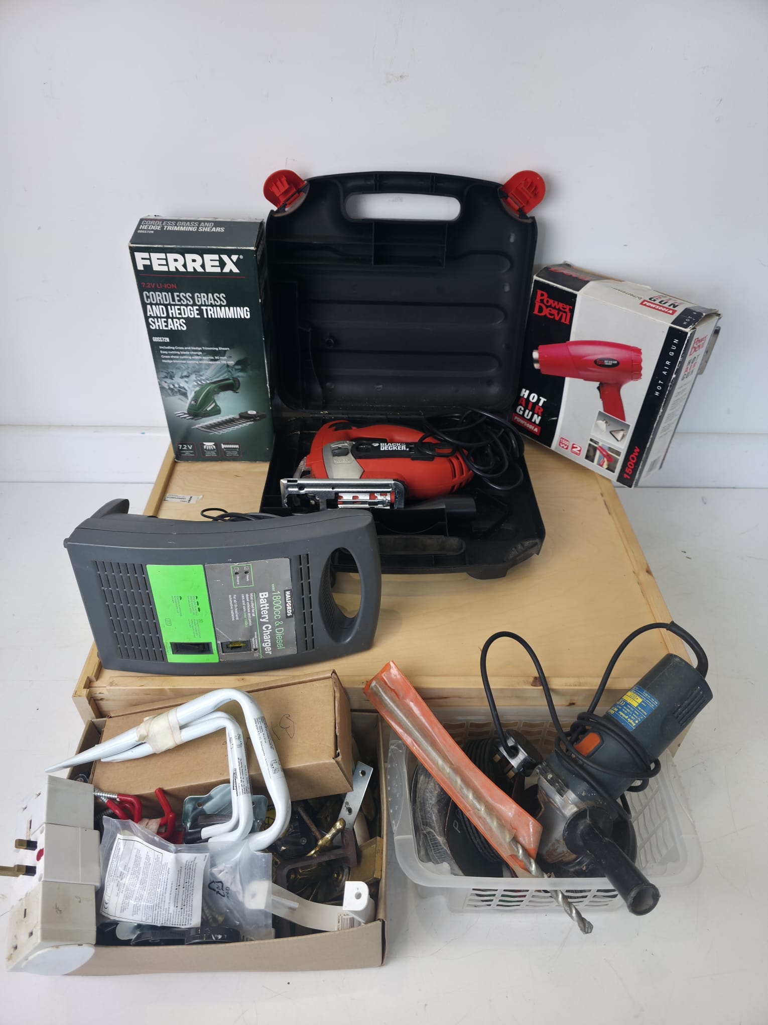 Mixed Power Tools and Workshop Accessories