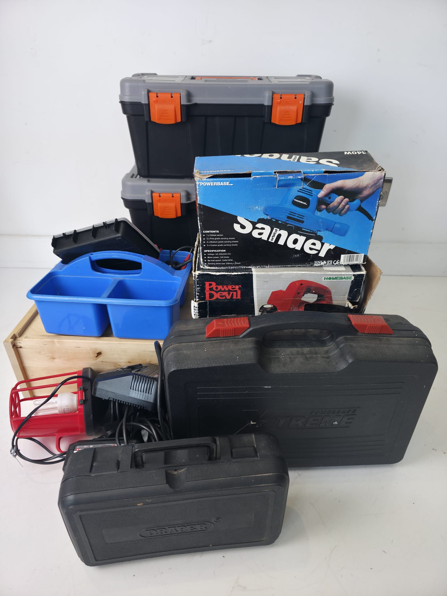 Mixed Workshop Storage and Power Tools