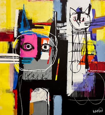 Lee Kaplan (b.1989) - דמויות. ג'יקלה, הדפס על בד.
חתום.
ממוספר מאחור.
לא מתוח.