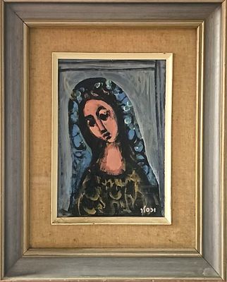 יעקב וכסלר (1912-1995) - דמות אישה. שמן על בד.
חתום.
ממוסגר.