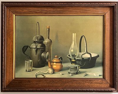 Proferio Grossi (Italy, 1923-2000) - Still life. Beautiful and large-scale work. 
Oil on canvas. 