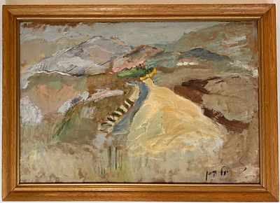 יעל קינן (1933-2019) - נוף גלילי. שמן על בד. 
חתום. 
ממוסגר. 
סימני גיל קלים.