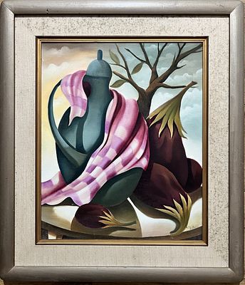 עמי (עמיחי) רזון - סוריאליסטי. שמן על בד. 
חתום. 
ממוסגר.