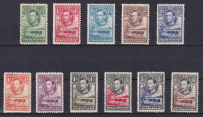 Бечуаналенд 1938-1952 mh SG 110&pound;, Серия: &laquo;Пейзажи&raquo;, с портретом Георга VI . Бечуаналенд 