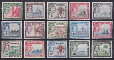 Гамбия 1953-1959 mh SG 110&pound; Серия