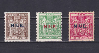 Ниуэ 1931, SG mh 74&pound;, Стандартная серия: герб, с надпечаткой . Ниуэ 1931, SG mh 74&pound;, Стандартная 