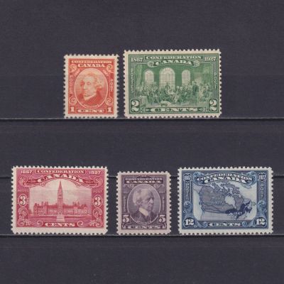 Канада 1927 SG mh 50&pound; Серия: &laquo;60-летие основания Доминиона Канада&raquo; . Канада 1927 SG mh 50&pound; 