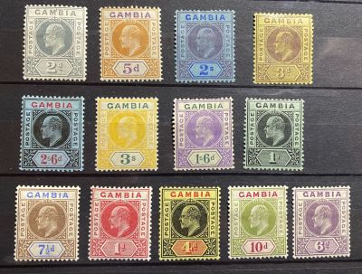 Гамбия 1909, SG mh 150&pound;, Марки с изображением Эдуарда VII . Гамбия 1909, SG mh 150&pound;, Марки с 