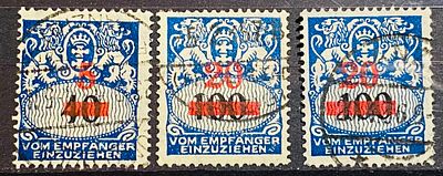 Данциг 1932 Порто серия 3шт кат 30 евро