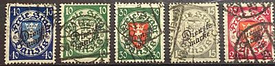 Данциг 1924 officials часть серии кат 30 евро