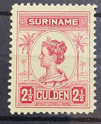 Нидерландский Суринам 1931 (*) концовка кат Скотт $26 за *