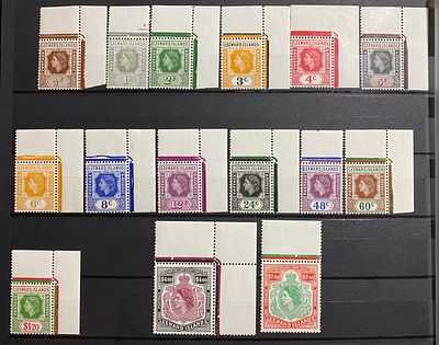 Подветренные о-ва 1954 серия ** Поля! кат &pound;60++++