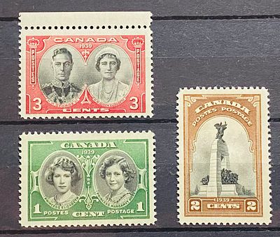 Канада 1939 серия 3шт **