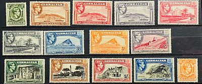 Гибралтар 1938 серия ** кат &pound;360