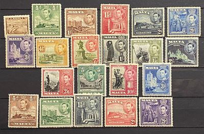 Мальта 1938 серия ** кат &pound;150