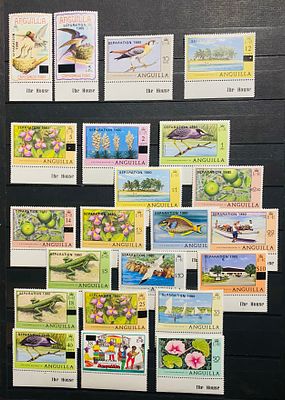 Ангилья 1980 красивая серия **