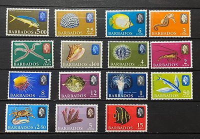 Барбадос 1965 серия * фауна