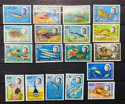 Британская территория в Индийском океанес 1968 серия ** кат &pound;50