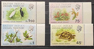 Британская территория в Индийском океане 1970-е серия ** фауна кат 30 евро