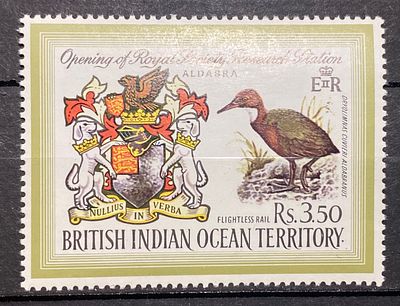 Британская территория в Индийском океане 1970-е ** фауна кат 20 евро