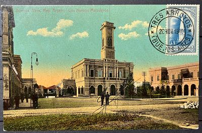Аргентина 1910 Красивая открытка в Европу