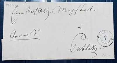 Германия 1830-е гг Перлеберг Домарочное письмо . Германия 1830-е гг Перлеберг Домарочное письмо