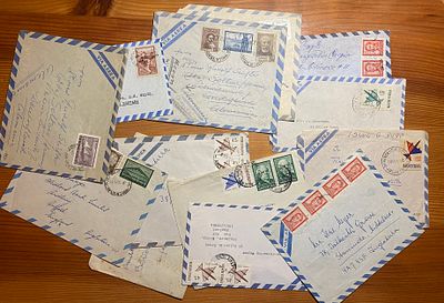Аргентина 1950-60 Пачка писем
