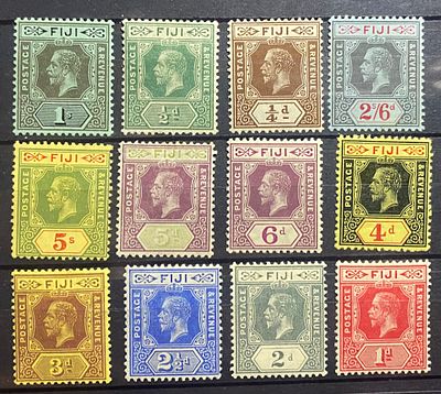 Фиджи 1912-23 * серия до 5 шилл кат $130