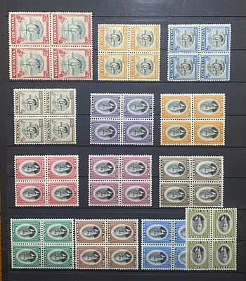 Гренада 1951 серия в квартах ** кат &pound;135+++