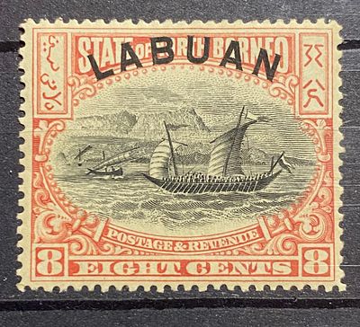 Лабуан 1897 * кат $25 . Лабуан 1897 * кат $25