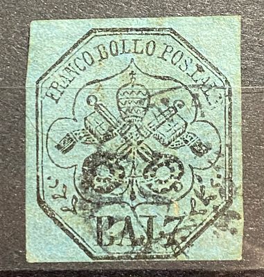 Италия Папское гос-во 1850-е гг кат $73