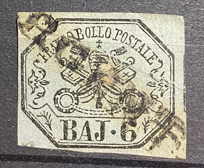 Папское гос-во 1850-е гг аккордеон кат $68+++ небольшое утончение