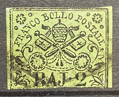 Папское гос-во 1850-е гг кат $65