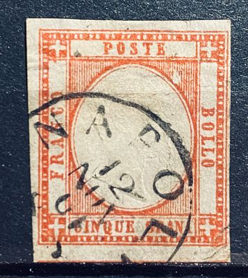 Неаполь 1861 5гр кат Скотт $125