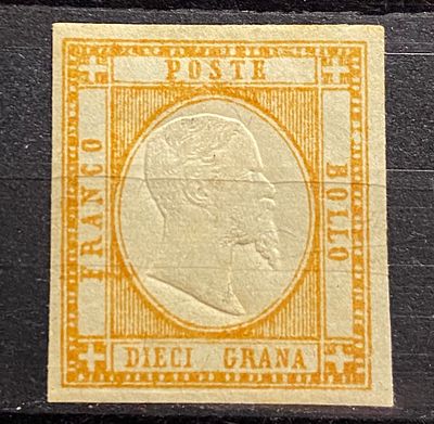 Неаполь 1861 10г * кат Скотт $100