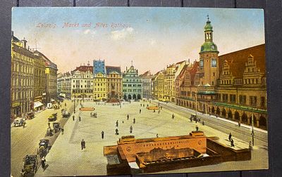 Германия 1920-е гг Цветная видовая открытка со штемпелем ЭСПЕРАНТО