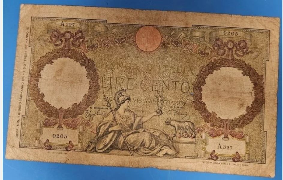 ITALY BANKNOTE 100 LIRE 1926