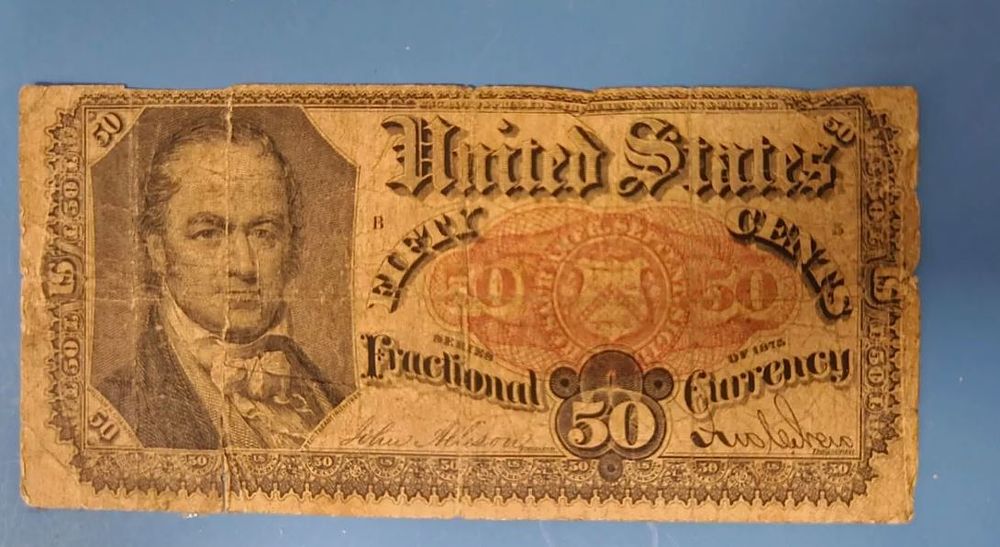 USA BANKNOTE 50 CENT 1875 YEAR
