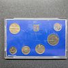1988 (5748) ISRAEL - OFFICIAL MINT BU SET (5) w/ 40 YRS. MINT MEDAL - BLUE CASEImage - 1