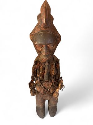 African Power Figure (Nkisi Nkondi), Songye Peoples, Congo Basin, Mid-20th Century. Carved 