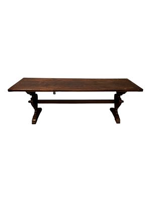 Long Oak Refectory Table, Early 20th Century. A substantial early 20th-century oak refectory 