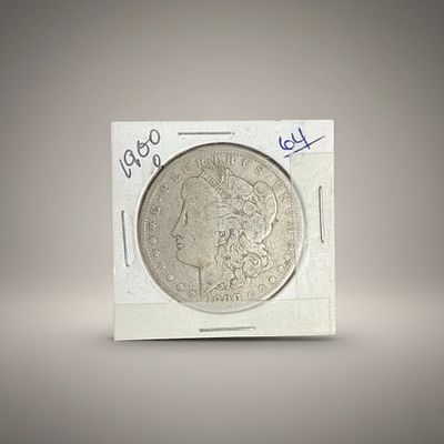 1900 Morgan Silver Dollar Philadelphia Mint .900 Fine Silver. 1900 Morgan Silver Dollar struck 