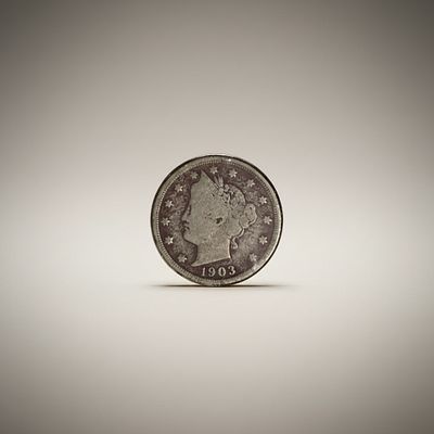 1907 Barber Dime (Philadelphia Mint). United States silver dime dated 1907, struck at the 