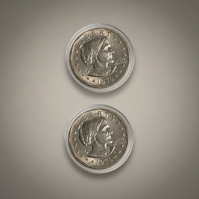 Group of Eight Susan B. Anthony Dollar Coins, 1979. Group of eight United States Susan B. 