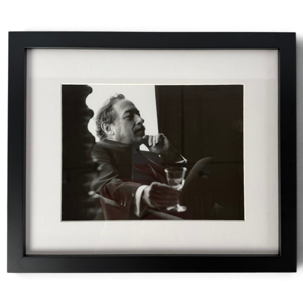 Framed Tennessee Williams Profile Photo