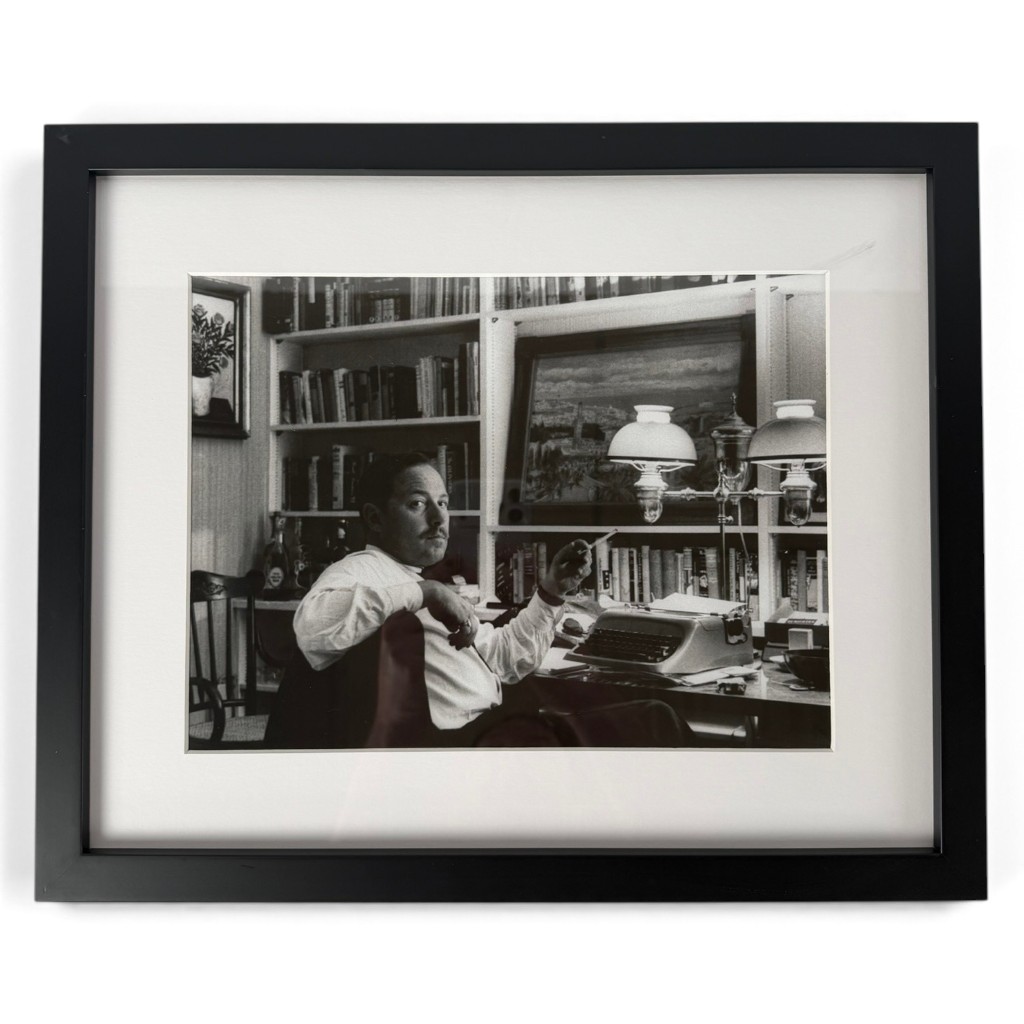 Framed Tennessee Williams Study Photo