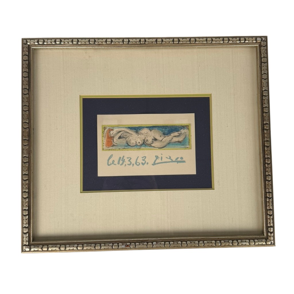 After Picasso Reclining Nude Color Print