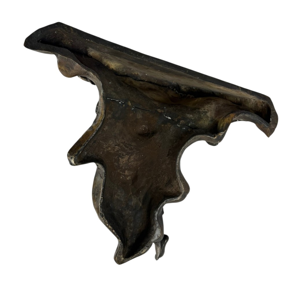Cast Metal Cherub Wall Bracket