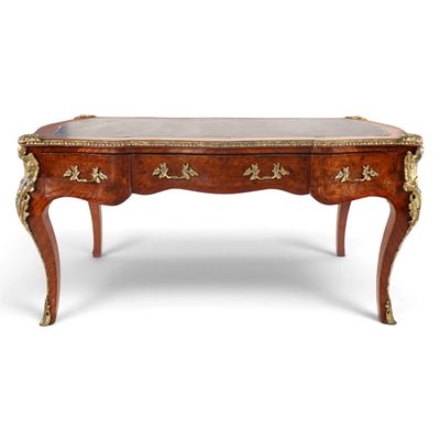 French Louis XV Revival Writing Desk. Origin: French Date: Probably late 19th century 